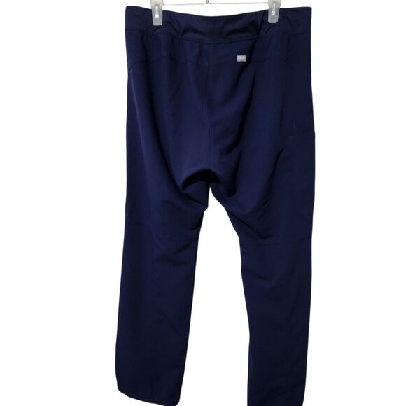 FIGS Pants Size XL Navy blue technical collection With Pockets Elastic Waist - Picture 3 of 10